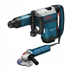 Bosch Młot udarowy GSH 7VC SDS-max + GWS 9-125