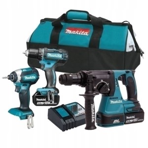 Makita DLX3089T 2x5,0Ah DDF482 + DHR243 + DTD153