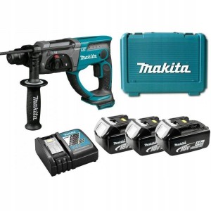 Makita Młotowiertarka DHR202RTE 18V 3 x5Ah